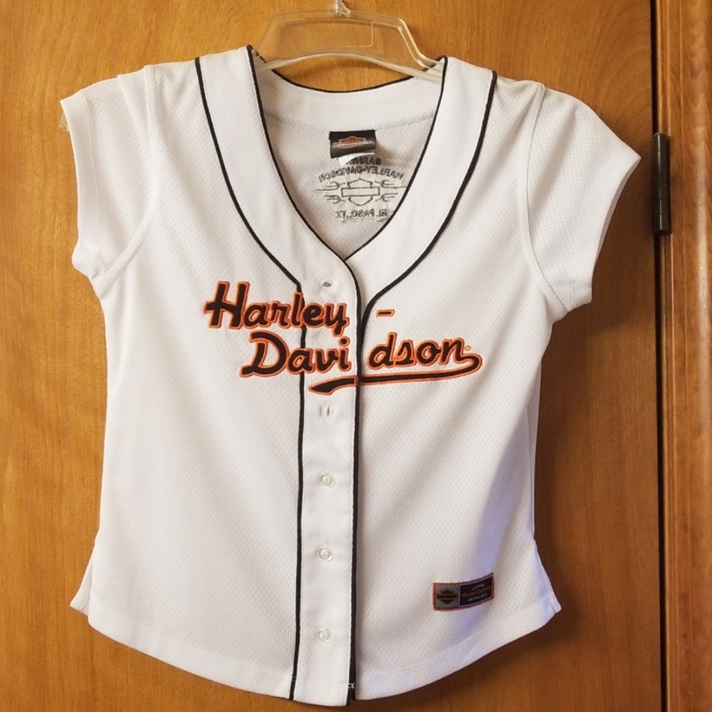 Harley Davidson baseball jersey